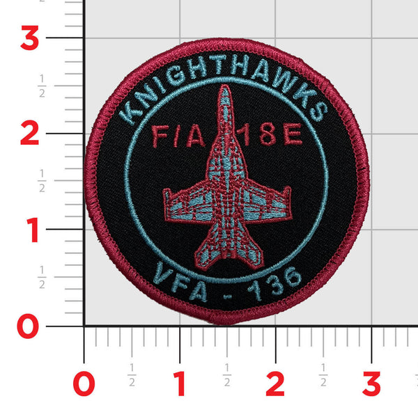 Official VFA-136 Knighthawks Miami Vice F-18 Shoulder Patch