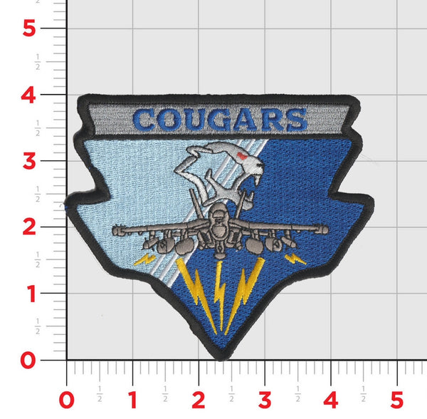 Official US Navy VAQ-139 Cougars EA-18 Jacket Patch