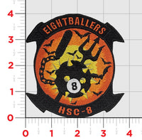 Official HSC-8 Eightballers Halloween Squadron Patch