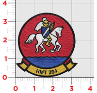 Officially Licensed USMC HMT-204 White Knights Squadron Patch