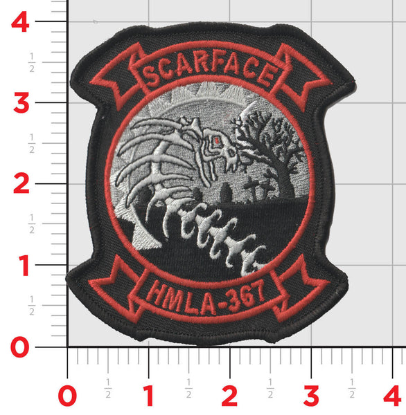 Official HMLA-367 Scarface Halloween Patch