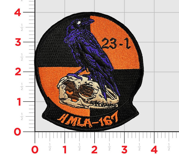 Official HMLA-167 Raven Det 23-1 Patch
