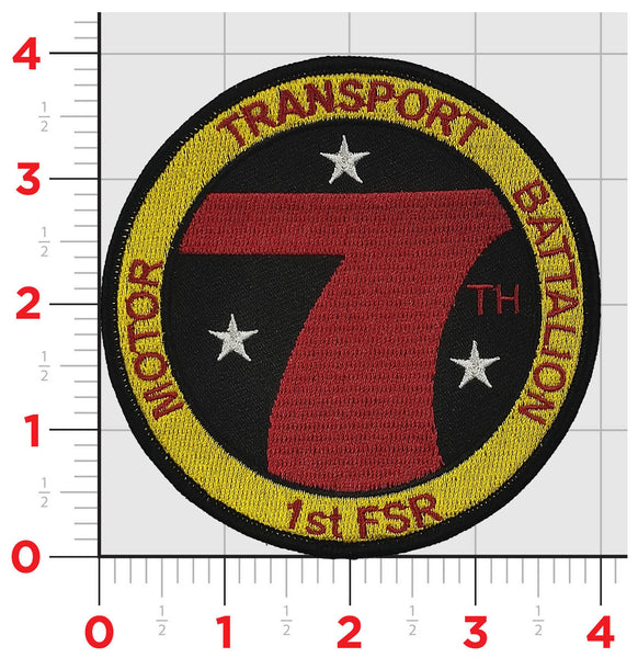 Officially Licensed 7th Motor Transport Battalion Patch