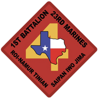 Officially Licensed 1st Bn 23rd Marines Sticker