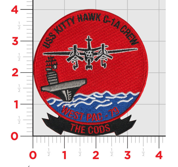 USS Kitty Hawk 1979 COD Patch