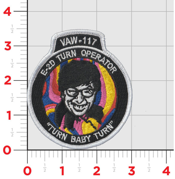 Official VAW-117 E-2D Turn Operator Patches