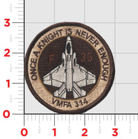 Official VMFA-314 Black Knights Shoulder Patch