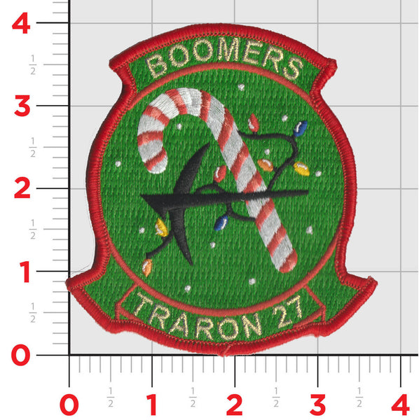 Official VT-27 Boomers Christmas Patches