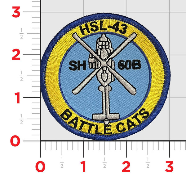 Official HSL-43 Battle Cats SH-60B Seahawk Patch