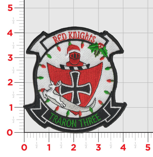 Official VT-3 Red Knights Christmas Patches