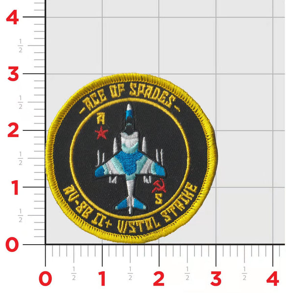 Official VMA-231 Ace of Spades Russian Aggressor Shoulder Patches