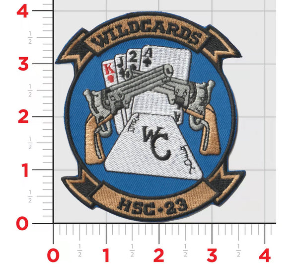 Officially Licensed US Navy HSC-23 Wildcards Squadron Patches