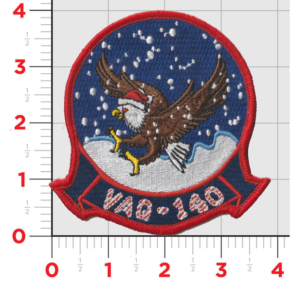 Official VAQ-140 Patriots Christmas Patches