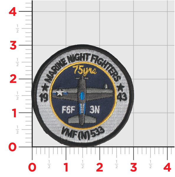 Official VMFA(AW)-533 Hawks Throwback Shoulder Patches