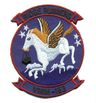 Officially Licensed USMC VMM-163 Ridge Runner "Pony" Throwback Patch