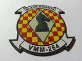 Officially Licensed USMC VMM-264 Black Knights PVC Squadron Patch