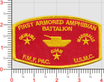 1st Armored Amphibian WWII Patch