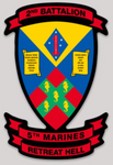 Officially Licensed 2nd Battalion 5th Marines Bloodline Sticker