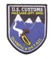 Legacy US Customs 2002 Salt Lake City Olympics, US Customs Airspace Security Patch