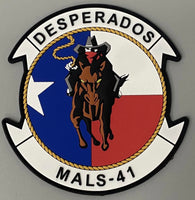 Officially Licensed MALS-41 Desperados PVC Patch