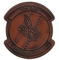 USAF 20th SOS Green Hornets Leather Patches