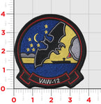 Officially Licensed US Navy VAW-12 Bats Squadron Patch