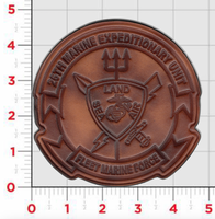 Officially Licensed 26th MEU Marine Expeditionary Unit Leather Patches