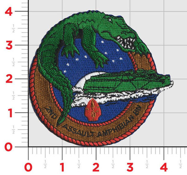 Officially Licensed USMC 2nd Assault Amphibian Bn Patch