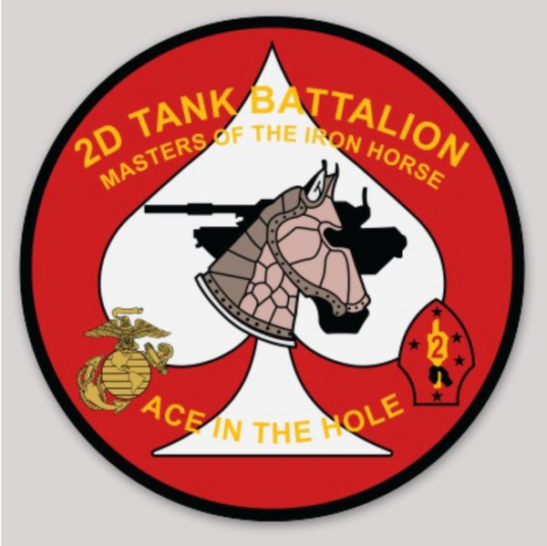 Officially Licensed 2nd Tank Ace in the Hole Sticker