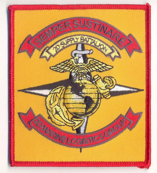 Officially Licensed USMC 2nd Supply Bn 2nd Marine Logistics Group Patch