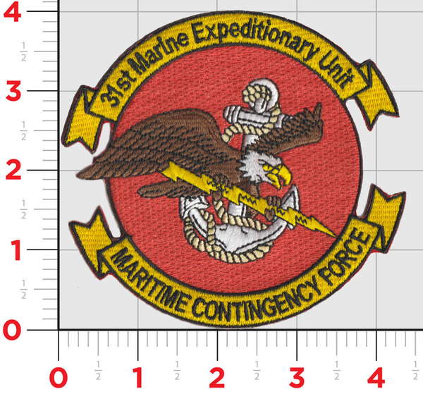 Officially Licensed USMC 31st MEU Maritime Contingency Force Patch
