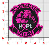 Official MALS-29 Wolverines Cancer Awareness Patch