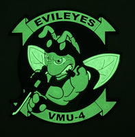 Official VMU-4 Evil Eyes PVC Glow patches