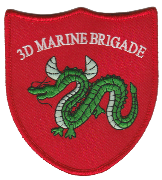 Officially Licensed USMC 3D Marine Brigade 1962-71 Patch