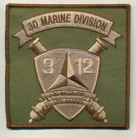 Officially Licensed USMC 3rd Bn 12th Marines Patch