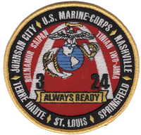 Officially Licensed USMC 3rd Bn 24th Marines St. Louis Patches