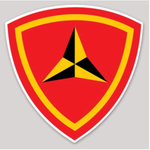Officially Licensed 3rd Marine Division Sticker