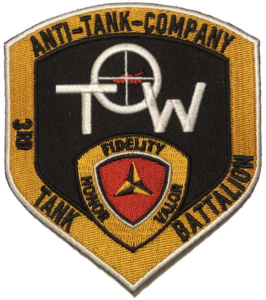 Officially Licensed USMC 3rd Marines 3rd Tank Bn Anti-Tank Company Patch