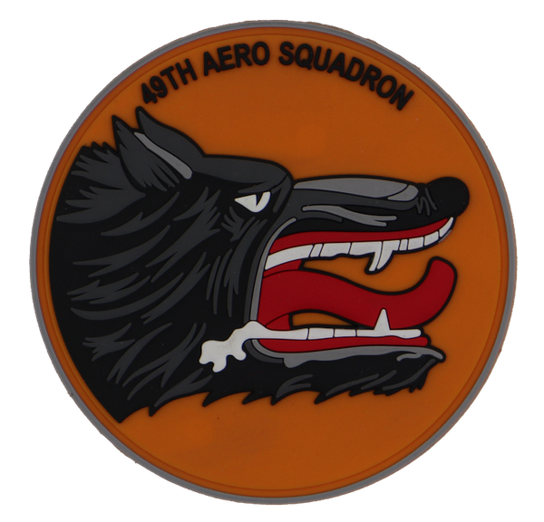 WWI 49th Aero Squadron Snarling Wolves PVC Patch