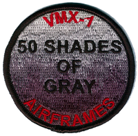 VMX-1 50 Shades of Gray Patch