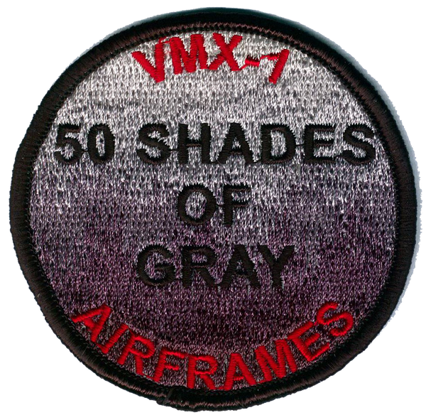 VMX-1 50 Shades of Gray Patch