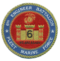 Officially Licensed USMC 6th Engineer Bn Patch