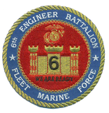 Officially Licensed USMC 6th Engineer Bn Patch