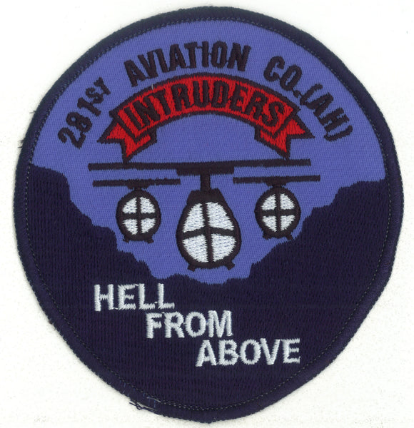 US Army 281st Aviation Company Intruders Patch