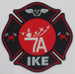 USS Eisenhower Ship's crew 7A Firefighters PVC Patch