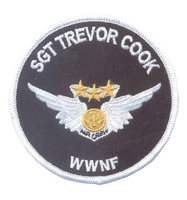 Trevor Cook Memorial Patch- With Hook and Loop