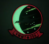 Officially Licensed USMC VMMT-204 PVC Glow Patch