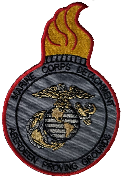 Officially Licensed USMC Aberdeen Proving Grounds Marine DET Patch