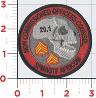 USMC NCO Counsel SPMAGTF AFRICOM Patch