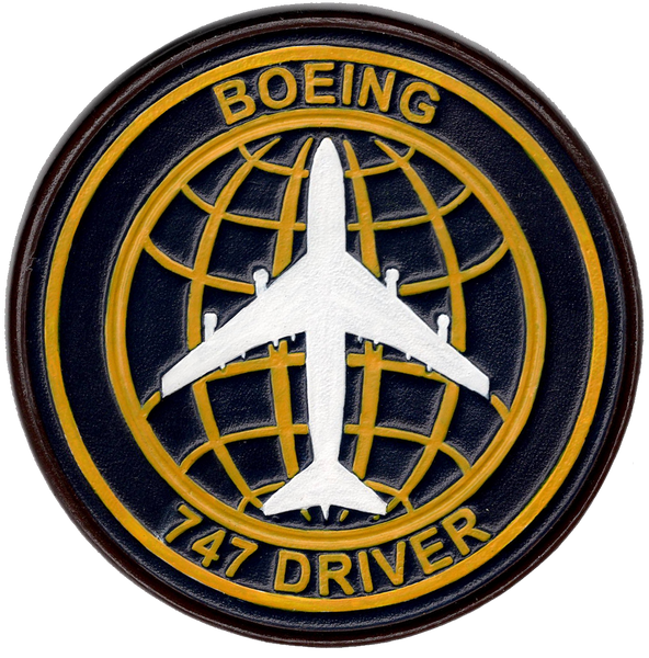 Boeing 747 Driver Leather Patch
